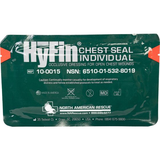 NAR HyFin® Individual Occlusive Chest Seal – Bellator Medical LLC