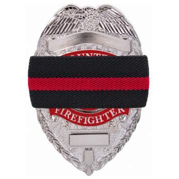 Thin Red Line Mourning Band