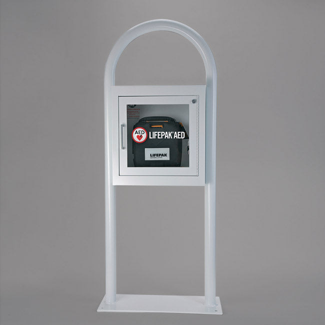 Physio Control Lifepak AED Floor Stand Cabinet with Alarm