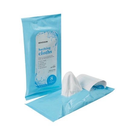 McKesson Rinse-Free Bath Wipes - Scented (8 Wipes)