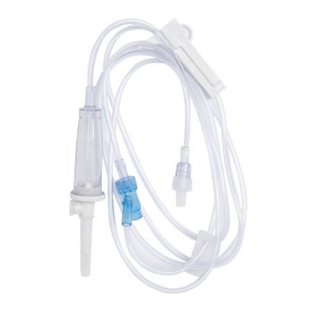 SafeDay™ 86" Tubing IV Gravity/Pump Set 1 Port 15 Drops / mL Drip Rate