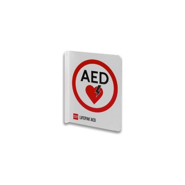 Physio Control Lifepak 8"x10" T-Mount AED Wall Sign