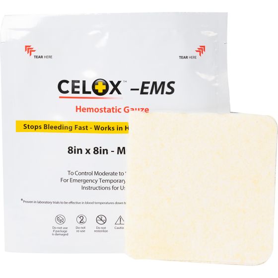Celox™ EMS 8"x8" Hemostatic Gauze