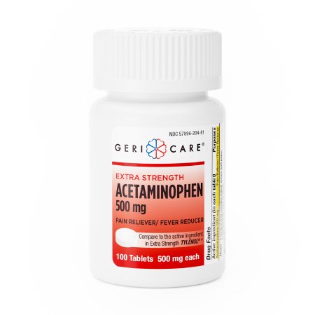 500mg Acetaminophen Tablets (100 Tablets)