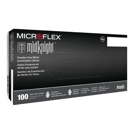 Microflex® MidKnight™ Fentanyl Tested Nitrile Exam Gloves