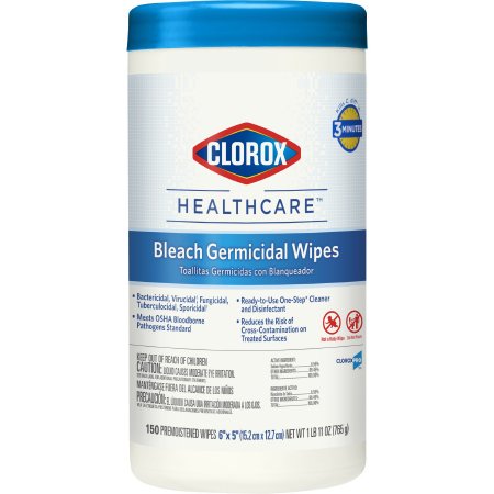 Clorox Healthcare® Bleach Germicidal Wipes - Floral Scent (150 Wipes)