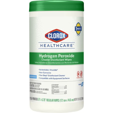 Clorox Healthcare® Hydrogen Peroxide Wipes - Unscented (155 Wipes)