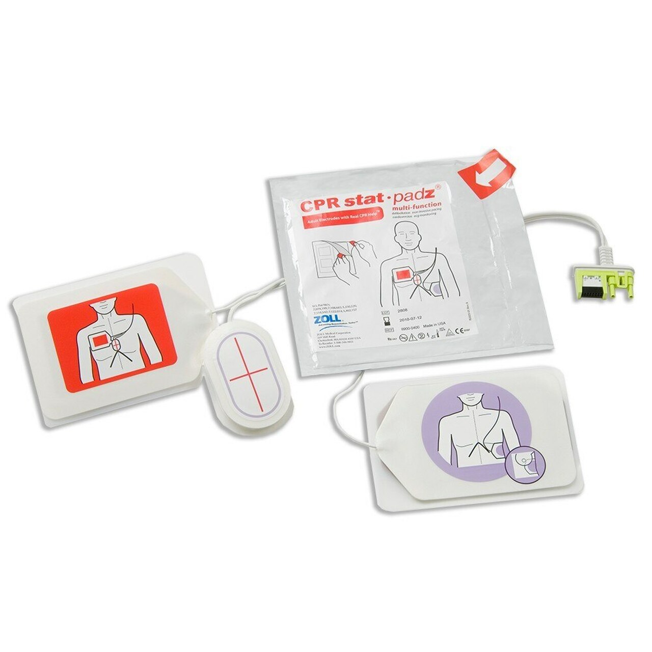 Zoll Stat Padz® AED Pads with CPR Feedback – Bellator Medical LLC