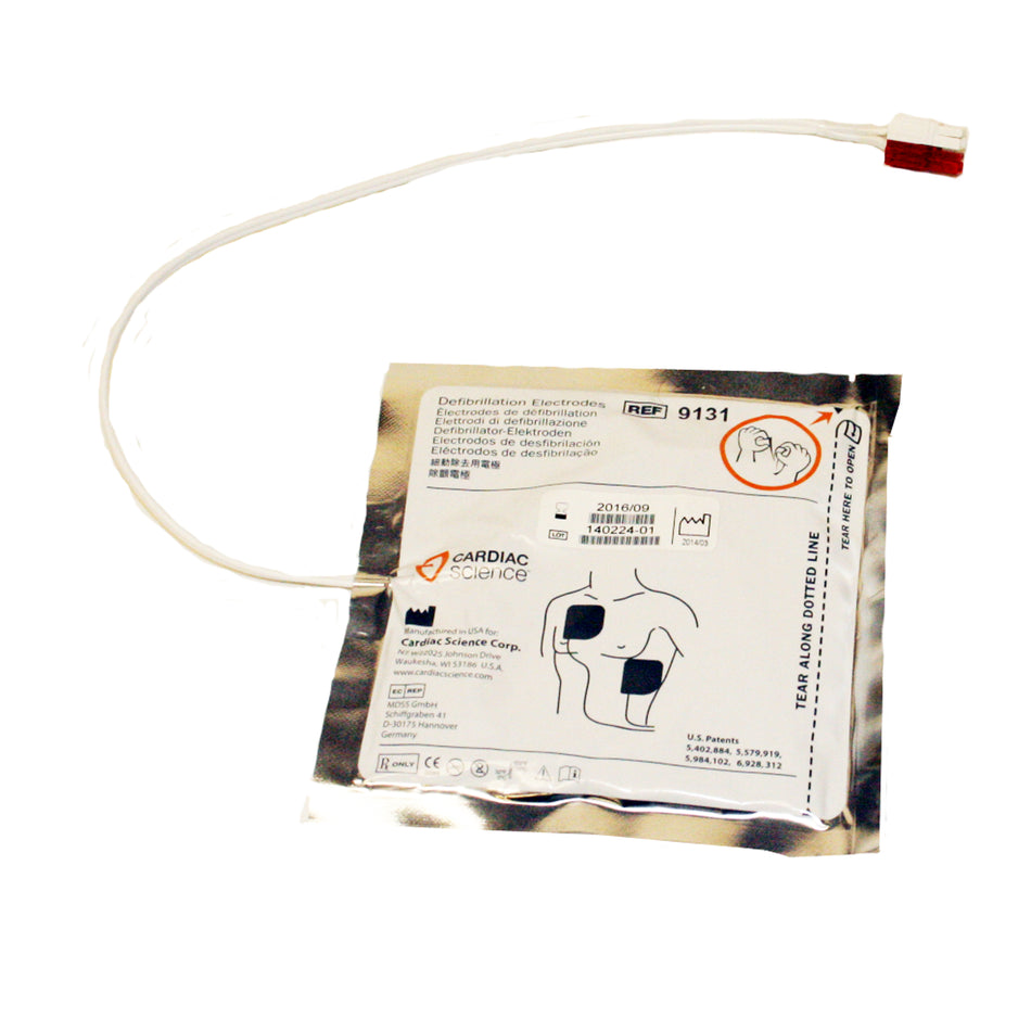 Cardiac Science Powerheart G3 AED Polarized Adult Defibrillator Pads