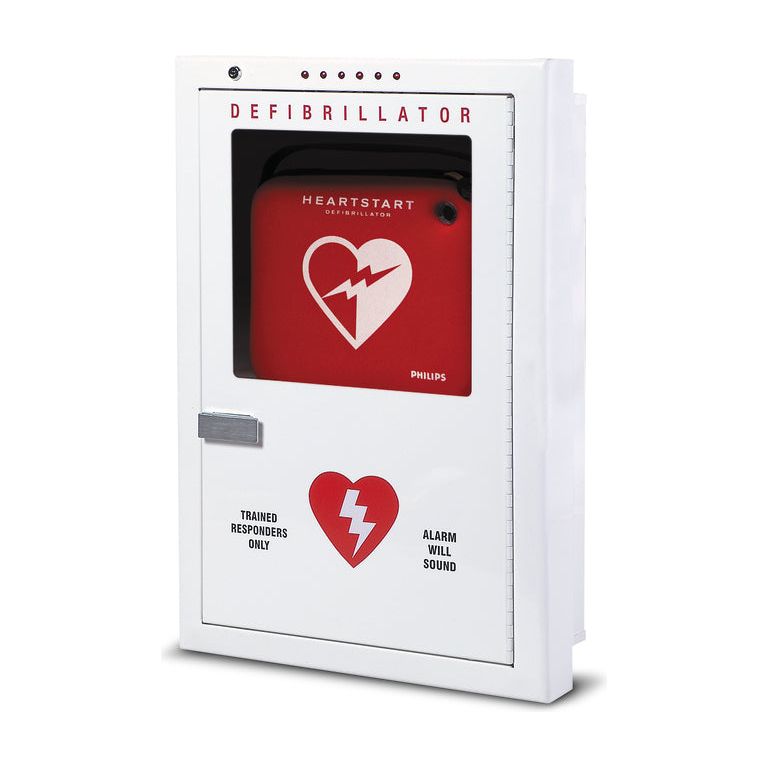 Philips® HeartStart® Semi-Recessed AED Cabinet