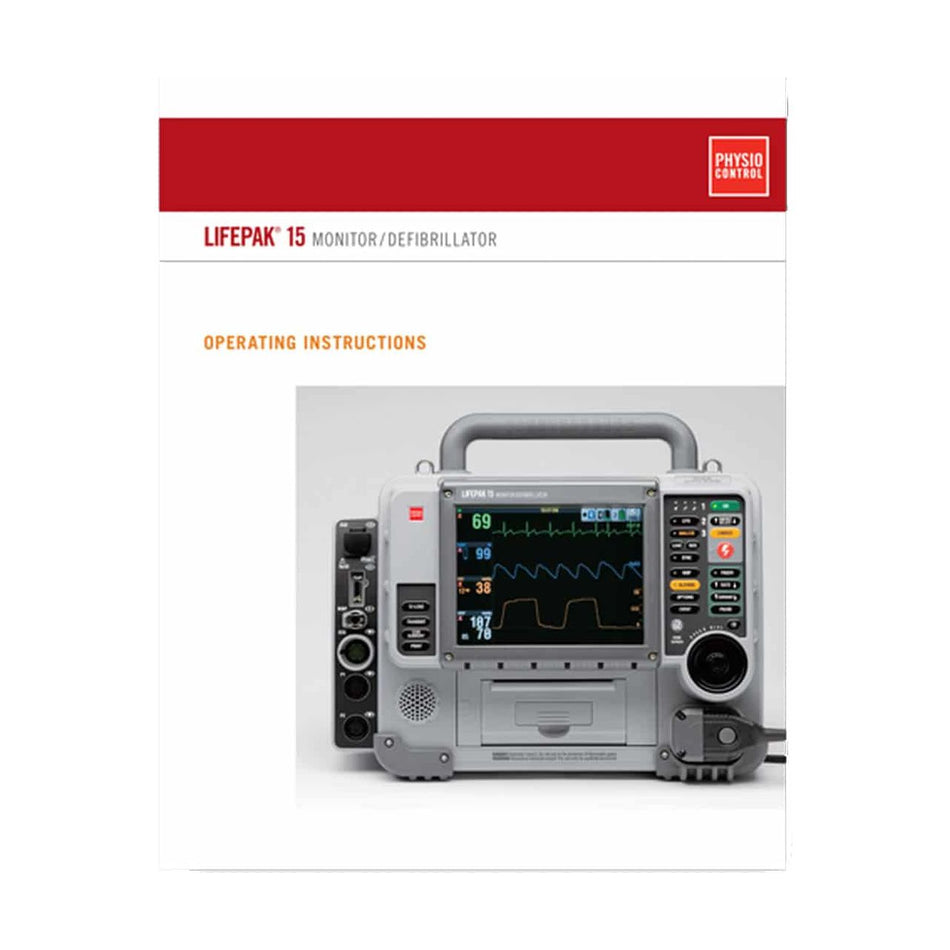 Physio Control Lifepak 15 Operating Instructions