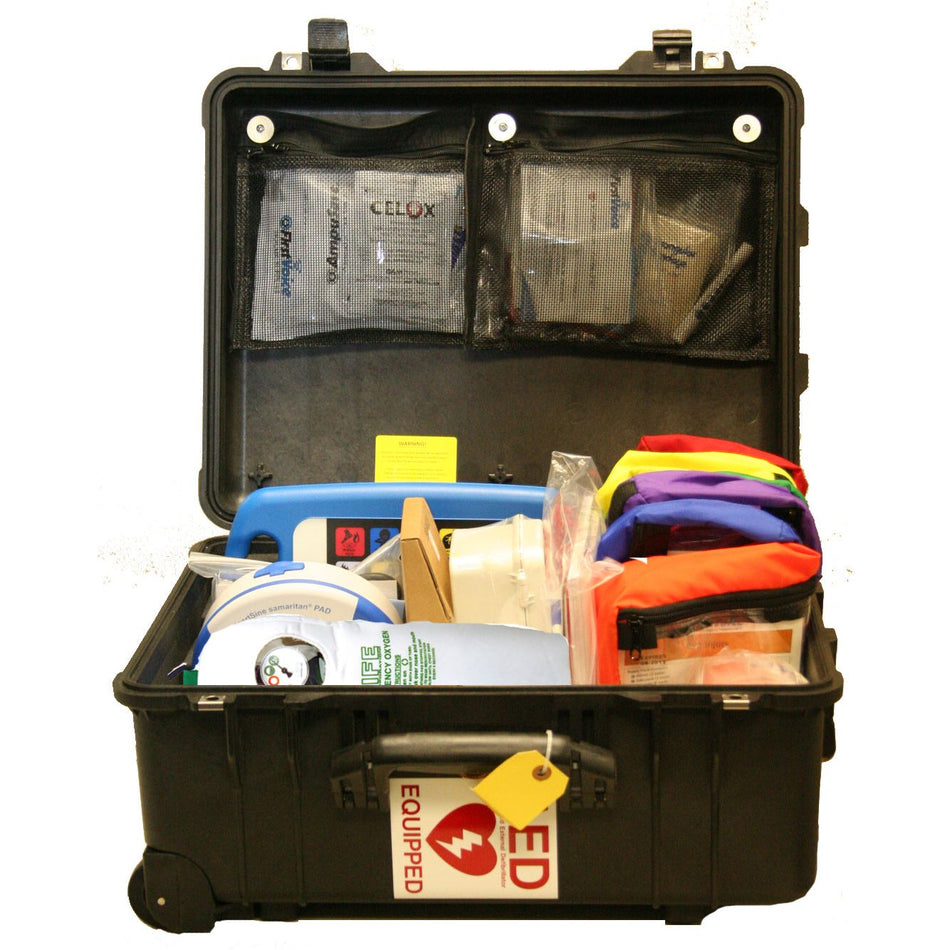 Self-Contained Emergency Treatment (SET) System with AED